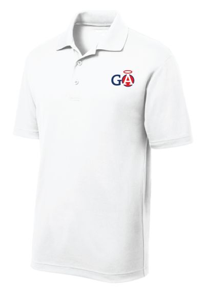 GA Uniform Polo, YOUTH - White (YST640)